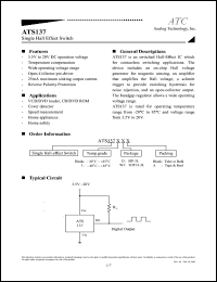 ATS137IW3 Datasheet