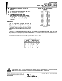 SN74CBTS3384DW Datasheet