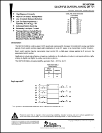 SN74HC4066DBLE Datasheet