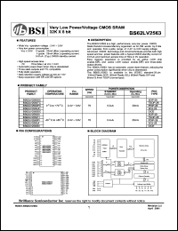 BS62LV2563DC Datasheet