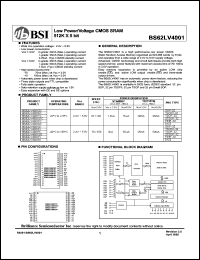 BS62LV4005TI Datasheet