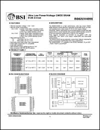 BS62UV4000SC Datasheet