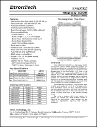 EM637327TQ-7 Datasheet