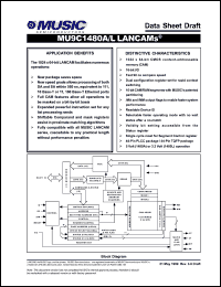 MU9C1480A-70DC Datasheet
