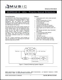 MUPA64K16-15TJC Datasheet