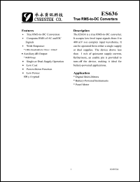 ES636N Datasheet