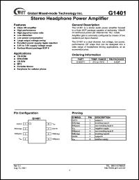 G1401 Datasheet