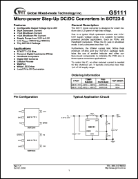G5111T12 Datasheet