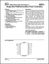 G571S1 Datasheet