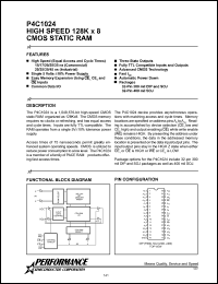 P4C1024-35J3C Datasheet
