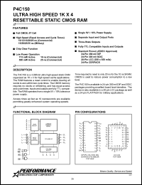 P4C150-35LMB Datasheet