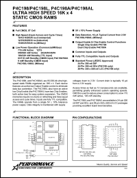 P4C198AL-35DMB Datasheet