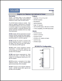 XE1030 Datasheet