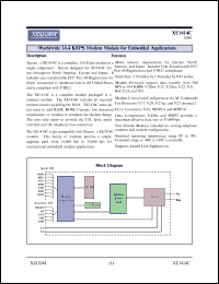 XE1414C-ITR Datasheet
