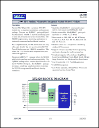 XE2003S Datasheet