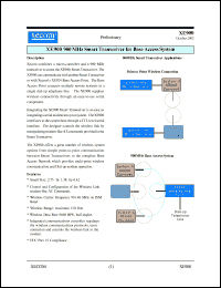 XE900 Datasheet