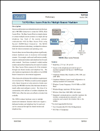 XE924 Datasheet