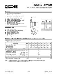 2W01G Datasheet