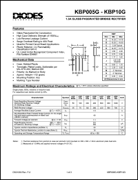 KBP06G Datasheet