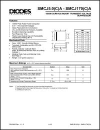 SMCJ5.5(C)A Datasheet