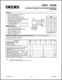 HD01 Datasheet