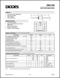 1N4150 Datasheet