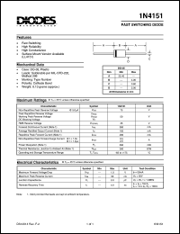 1N4151 Datasheet