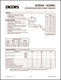 BC858B Datasheet