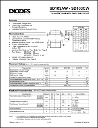 SD103AW-T3 Datasheet