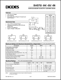 BAS70 Datasheet