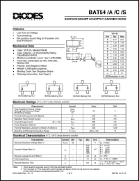 BAT54 Datasheet