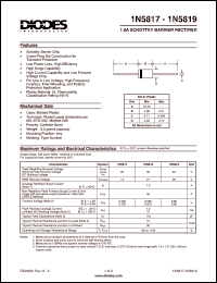 1N5818 Datasheet