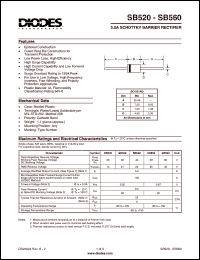 SB530 Datasheet