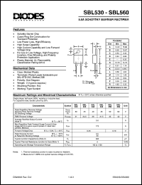 SBL540 Datasheet