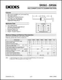 SR502 Datasheet