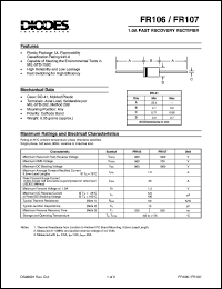 FR107 Datasheet