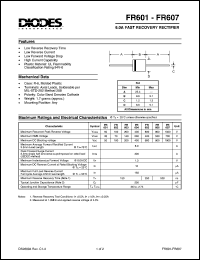 FR604 Datasheet