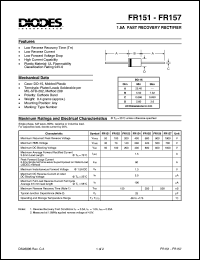 FR154 Datasheet