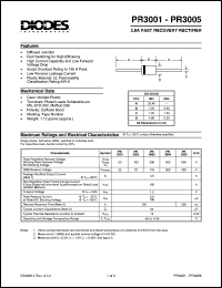 PR3004 Datasheet