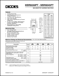 MBR6045WT Datasheet