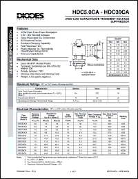 HDC6.0CA Datasheet