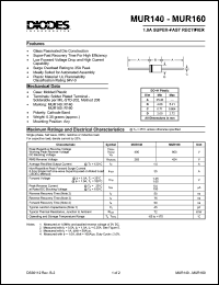 MUR140 Datasheet