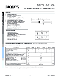 SB110 Datasheet