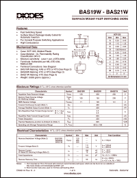 BAS19W Datasheet