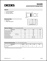 BAS85 Datasheet
