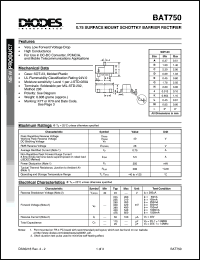 BAT750 Datasheet