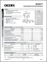 BAS21T Datasheet
