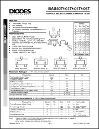 BAS40T Datasheet