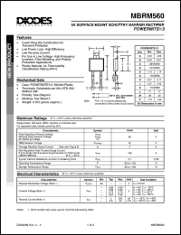 SBM560 Datasheet