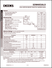 SDM40E20LS Datasheet